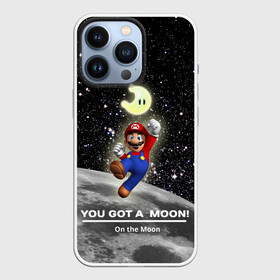 Чехол для iPhone 13 Pro с принтом You got a moon ,  |  | Тематика изображения на принте: 