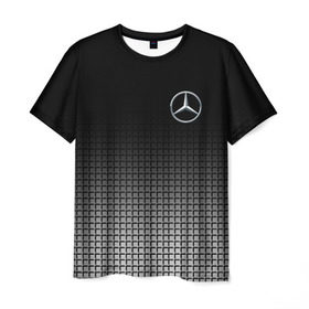 Мужская футболка 3D с принтом MERCEDES BENZ SPORT , 100% полиэфир | прямой крой, круглый вырез горловины, длина до линии бедер | mercedes | марка | машины | мерседес