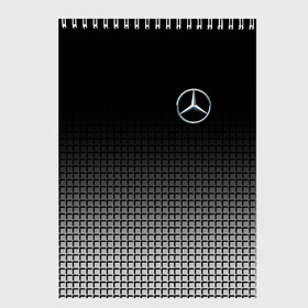 Скетчбук с принтом MERCEDES BENZ SPORT , 100% бумага
 | 48 листов, плотность листов — 100 г/м2, плотность картонной обложки — 250 г/м2. Листы скреплены сверху удобной пружинной спиралью | mercedes | марка | машины | мерседес