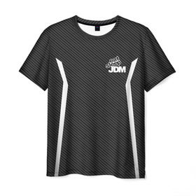 Мужская футболка 3D с принтом JDM SPORT , 100% полиэфир | прямой крой, круглый вырез горловины, длина до линии бедер | Тематика изображения на принте: jdm | racing | машины | тюнинг