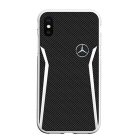 Чехол для iPhone XS Max матовый с принтом MERCEDES BENZ SPORT , Силикон | Область печати: задняя сторона чехла, без боковых панелей | mercedes | марка | машины | мерседес