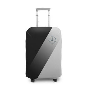 Чехол для чемодана 3D с принтом MERCEDES BENZ ЭЛИТА , 86% полиэфир, 14% спандекс | двустороннее нанесение принта, прорези для ручек и колес | mercedes | марка | машины | мерседес