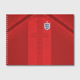 Альбом для рисования с принтом England away WC 2018 , 100% бумага
 | матовая бумага, плотность 200 мг. | cup | england | fifa | russia | world | англия | мира | россия | чемпионат