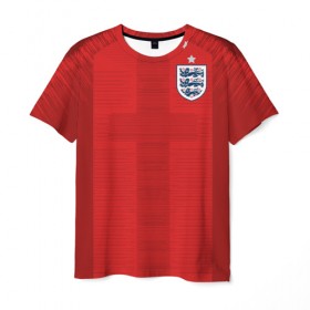 Мужская футболка 3D с принтом England away WC 2018 , 100% полиэфир | прямой крой, круглый вырез горловины, длина до линии бедер | cup | england | fifa | russia | world | англия | мира | россия | чемпионат