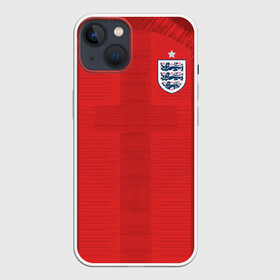 Чехол для iPhone 13 с принтом England away WC 2018 ,  |  | cup | england | fifa | russia | world | англия | мира | россия | чемпионат