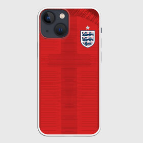 Чехол для iPhone 13 mini с принтом England away WC 2018 ,  |  | cup | england | fifa | russia | world | англия | мира | россия | чемпионат