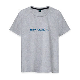 Мужская футболка хлопок с принтом SpaceX , 100% хлопок | прямой крой, круглый вырез горловины, длина до линии бедер, слегка спущенное плечо. | 9 | bfr | elon musk | falcon | heavy | день космонавтики | илон маск | космические путешествия | космос | наука | ракета | ракетоноситель | реактивная тяга | фалькон
