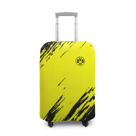 Чехол для чемодана 3D с принтом FC Borussia 2018 Original , 86% полиэфир, 14% спандекс | двустороннее нанесение принта, прорези для ручек и колес | боруссия | дортмунд