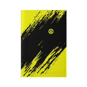 Обложка для паспорта матовая кожа с принтом FC Borussia 2018 Original , натуральная матовая кожа | размер 19,3 х 13,7 см; прозрачные пластиковые крепления | боруссия | дортмунд