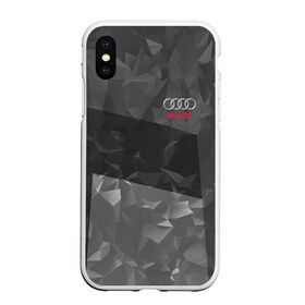 Чехол для iPhone XS Max матовый с принтом AUDI SPORT , Силикон | Область печати: задняя сторона чехла, без боковых панелей | audi | ауди | марка | машины