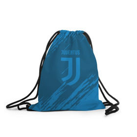 Рюкзак-мешок 3D с принтом Juventus 2018 Original , 100% полиэстер | плотность ткани — 200 г/м2, размер — 35 х 45 см; лямки — толстые шнурки, застежка на шнуровке, без карманов и подкладки | Тематика изображения на принте: 