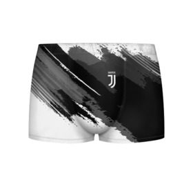 Мужские трусы 3D с принтом FC Juventus Original 2018 , 50% хлопок, 50% полиэстер | классическая посадка, на поясе мягкая тканевая резинка | Тематика изображения на принте: football | soccer | ювентус