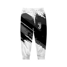 Детские брюки 3D с принтом FC Juventus Original 2018 , 100% полиэстер | манжеты по низу, эластичный пояс регулируется шнурком, по бокам два кармана без застежек, внутренняя часть кармана из мелкой сетки | Тематика изображения на принте: football | soccer | ювентус