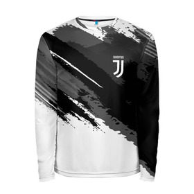 Мужской лонгслив 3D с принтом FC Juventus Original 2018 , 100% полиэстер | длинные рукава, круглый вырез горловины, полуприлегающий силуэт | Тематика изображения на принте: football | soccer | ювентус