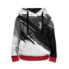 Детская толстовка 3D с принтом FC Juventus Original 2018 , 100% полиэстер | двухслойный капюшон со шнурком для регулировки, мягкие манжеты на рукавах и по низу толстовки, спереди карман-кенгуру с мягким внутренним слоем | football | soccer | ювентус