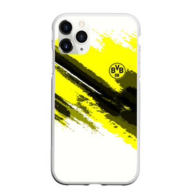 Чехол для iPhone 11 Pro Max матовый с принтом FC Borussia Original 2018 , Силикон |  | Тематика изображения на принте: football | soccer | боруссия