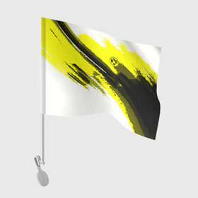 Флаг для автомобиля с принтом FC Borussia Original 2018 , 100% полиэстер | Размер: 30*21 см | football | soccer | боруссия