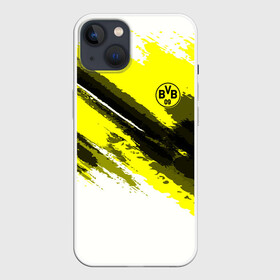 Чехол для iPhone 13 с принтом FC Borussia Original 2018 ,  |  | Тематика изображения на принте: football | soccer | боруссия