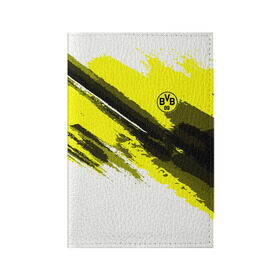 Обложка для паспорта матовая кожа с принтом FC Borussia Original 2018 , натуральная матовая кожа | размер 19,3 х 13,7 см; прозрачные пластиковые крепления | football | soccer | боруссия