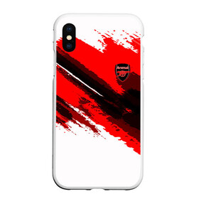 Чехол для iPhone XS Max матовый с принтом FC Arsenal Original 2018 , Силикон | Область печати: задняя сторона чехла, без боковых панелей | football | soccer