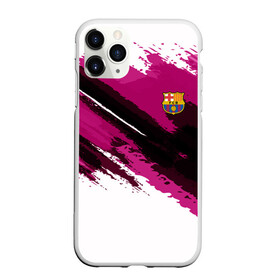 Чехол для iPhone 11 Pro Max матовый с принтом FC Barcelona Original 2018 , Силикон |  | football | soccer | барселона