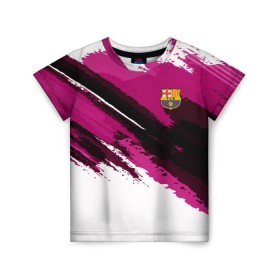 Детская футболка 3D с принтом FC Barcelona Original 2018 , 100% гипоаллергенный полиэфир | прямой крой, круглый вырез горловины, длина до линии бедер, чуть спущенное плечо, ткань немного тянется | football | soccer | барселона