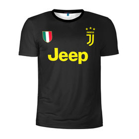 Мужская футболка 3D спортивная с принтом Ювентус Форма Бонусная 18/19 , 100% полиэстер с улучшенными характеристиками | приталенный силуэт, круглая горловина, широкие плечи, сужается к линии бедра | 2019 | home | italy | juve | juventus | juvi | kit | домашняя | италия | форма | футбольная | юве | ювентус | юви