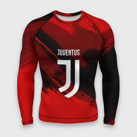 Мужской рашгард 3D с принтом JUVENTUS SPORT RED ,  |  | football | soccer | ювентус