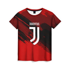 Женская футболка 3D с принтом JUVENTUS SPORT RED , 100% полиэфир ( синтетическое хлопкоподобное полотно) | прямой крой, круглый вырез горловины, длина до линии бедер | Тематика изображения на принте: football | soccer | ювентус