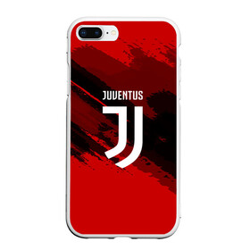 Чехол для iPhone 7Plus/8 Plus матовый с принтом JUVENTUS SPORT RED , Силикон | Область печати: задняя сторона чехла, без боковых панелей | football | soccer | ювентус