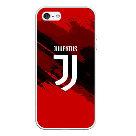 Чехол для iPhone 5/5S матовый с принтом JUVENTUS SPORT RED , Силикон | Область печати: задняя сторона чехла, без боковых панелей | Тематика изображения на принте: football | soccer | ювентус