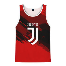 Мужская майка 3D с принтом JUVENTUS SPORT RED , 100% полиэстер | круглая горловина, приталенный силуэт, длина до линии бедра. Пройма и горловина окантованы тонкой бейкой | football | soccer | ювентус