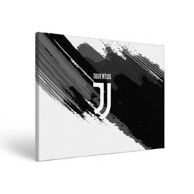 Холст прямоугольный с принтом JUVENTUS SPORT STYLE , 100% ПВХ |  | football | soccer | ювентус