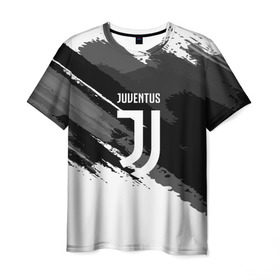 Мужская футболка 3D с принтом JUVENTUS SPORT STYLE , 100% полиэфир | прямой крой, круглый вырез горловины, длина до линии бедер | football | soccer | ювентус