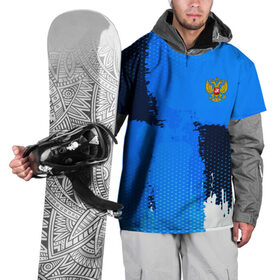 Накидка на куртку 3D с принтом Russia Sport , 100% полиэстер |  | abstraction | grunge | russia | sport | абстракция | герб | краска | русский | символика рф | спорт | спортивный | триколор | униформа | форма | я русский