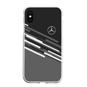 Чехол для iPhone XS Max матовый с принтом MERCEDES BENZ SPORT , Силикон | Область печати: задняя сторона чехла, без боковых панелей | mercedes | марка | машины | мерседес