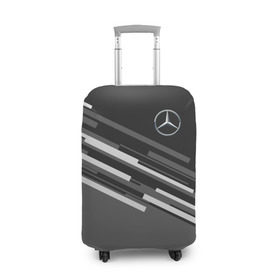 Чехол для чемодана 3D с принтом MERCEDES BENZ SPORT , 86% полиэфир, 14% спандекс | двустороннее нанесение принта, прорези для ручек и колес | mercedes | марка | машины | мерседес