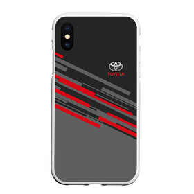 Чехол для iPhone XS Max матовый с принтом TOYOTA SPORT , Силикон | Область печати: задняя сторона чехла, без боковых панелей | auto | sport | toyota | авто | автомобиль | автомобильные | бренд | марка | машины | спорт | тойота