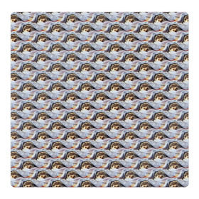 Магнитный плакат 3Х3 с принтом Ежики , Полимерный материал с магнитным слоем | 9 деталей размером 9*9 см | Тематика изображения на принте: еж | ежик | колючий | паттерн