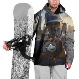 Накидка на куртку 3D с принтом Watch Dogs , 100% полиэстер |  | 3d | aiden | pearce | графика | девушки | игры | кепка | мужчины | пистолеты