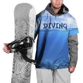 Накидка на куртку 3D с принтом Дайвинг , 100% полиэстер |  | Тематика изображения на принте: coral reef | diver | diving | underwater | вода | водолаз | волна | дайвер | коралловые рифы | море | ныряние | океан | подводный мир