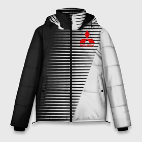 Мужская зимняя куртка 3D с принтом MITSUBISHI SPORT , верх — 100% полиэстер; подкладка — 100% полиэстер; утеплитель — 100% полиэстер | длина ниже бедра, свободный силуэт Оверсайз. Есть воротник-стойка, отстегивающийся капюшон и ветрозащитная планка. 

Боковые карманы с листочкой на кнопках и внутренний карман на молнии. |  машина | марка | митсубиси