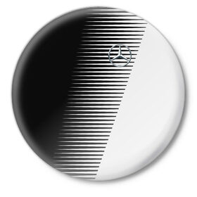 Значок с принтом MERCEDES BENZ SPORT ,  металл | круглая форма, металлическая застежка в виде булавки | 
