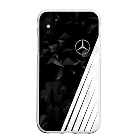 Чехол для iPhone XS Max матовый с принтом MERCEDES BENZ SPORT , Силикон | Область печати: задняя сторона чехла, без боковых панелей | mercedes | марка | машины | мерседес