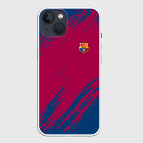 Чехол для iPhone 13 с принтом FC Barca 2018 Original ,  |  | fc | fc barcelona | fcb | fly emirates | ronaldo | абстракция | барселона | геометрия | зож | клуб | линии | месси | модные | мяч | реал мадрид | спорт | спортивные | тренды | футбол | футбольный клуб | эмблема