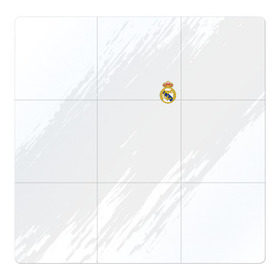 Магнитный плакат 3Х3 с принтом Real Madrid 2018 Original , Полимерный материал с магнитным слоем | 9 деталей размером 9*9 см | emirates | fc | real madrid | абстракция | реал мадрид | футбол | футбольный клуб | эмблема