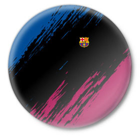 Значок с принтом FC Barca 2018 Original ,  металл | круглая форма, металлическая застежка в виде булавки | Тематика изображения на принте: fc barcelona | fcb | барселона | спорт | спортивные | футбол | футбольный клуб
