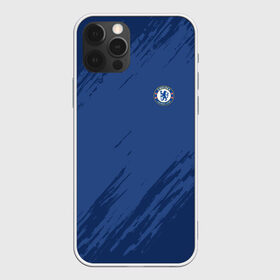 Чехол для iPhone 12 Pro Max с принтом Chelsea Uniform , Силикон |  | Тематика изображения на принте: chelsea | fc | спорт | спортивные | футбол | футбольный клуб | челси