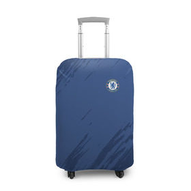 Чехол для чемодана 3D с принтом Chelsea Uniform , 86% полиэфир, 14% спандекс | двустороннее нанесение принта, прорези для ручек и колес | chelsea | fc | спорт | спортивные | футбол | футбольный клуб | челси