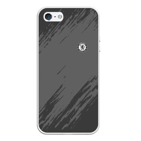 Чехол для iPhone 5/5S матовый с принтом Chelsea Uniform , Силикон | Область печати: задняя сторона чехла, без боковых панелей | chelsea | fc | спорт | спортивные | футбол | футбольный клуб | челси